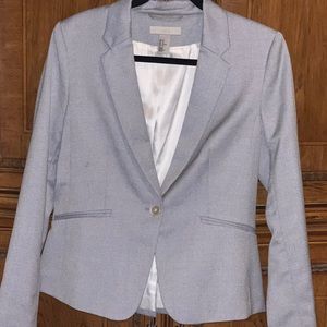 H&M Fully Lined Blue Blazer